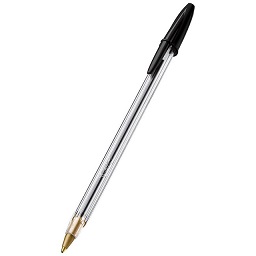 BOLIG BIC T/G NEG TRANSP