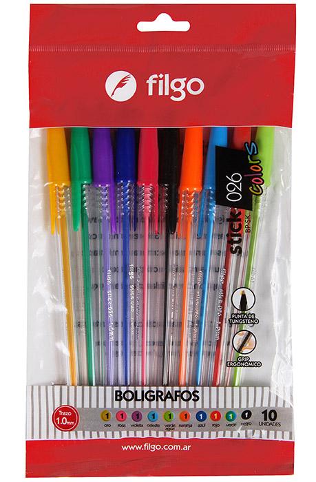 BOLIG X 10 FILGO STICH COLOR
